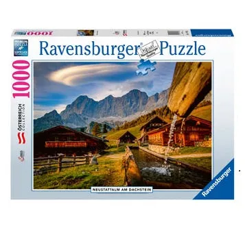 1000 pc Puzzle - Neustattalm, Dachstein Mountains