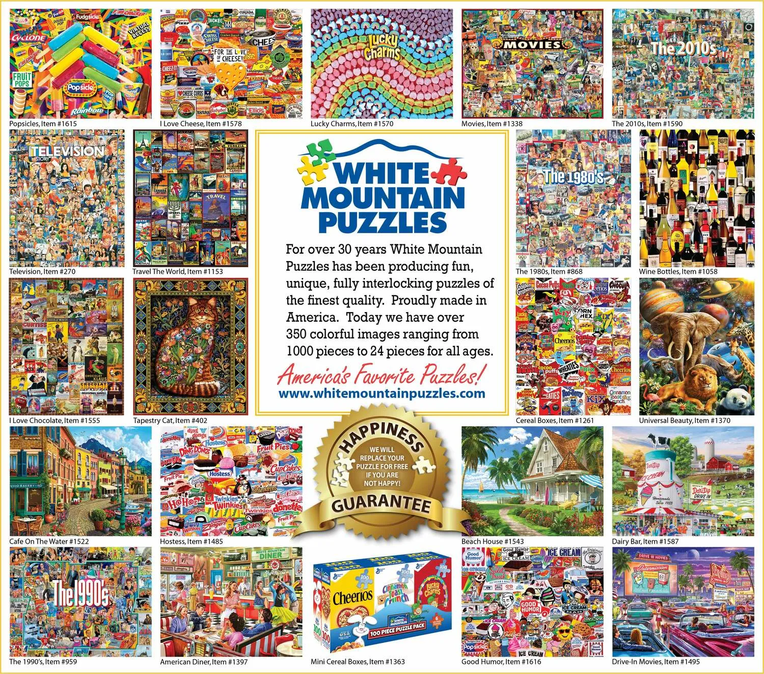 1000pc Puzzle - National Park Badges