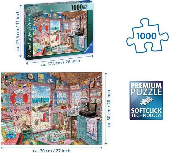 1000pc Puzzle - The Beach Hut