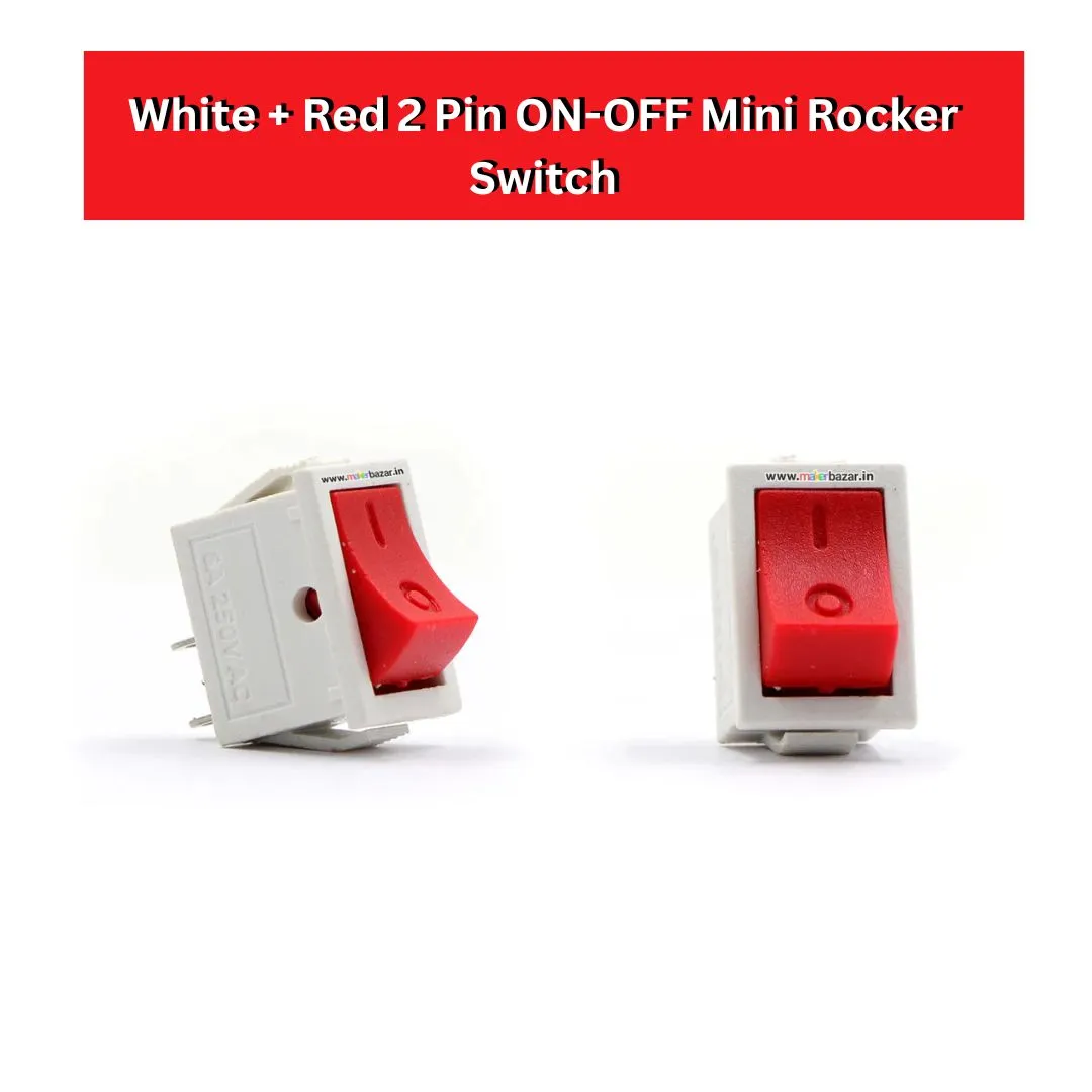 2-Pin Mini Rocker Switch