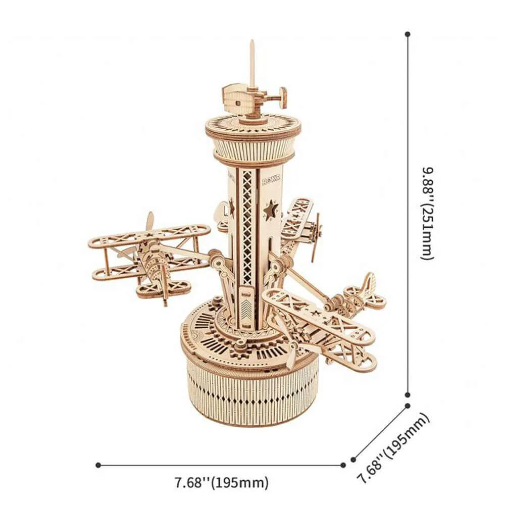 3D Control Tower Music Box Puzzle | Kidstoylover