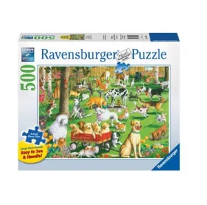 500 pc Puzzle XL Format - At The Dog Park