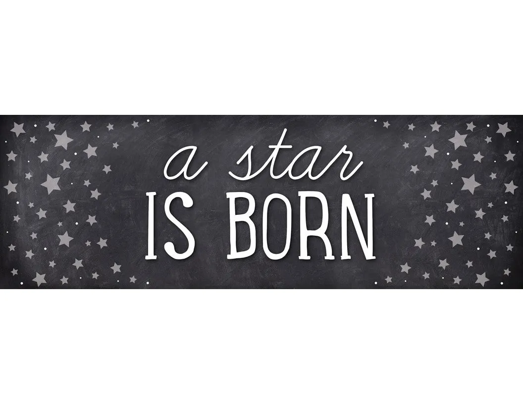 A Star is Born Banner | Twinkle Twinkle You're a Star! | UPRINT | Schoolgirl Style