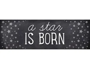 A Star is Born Banner | Twinkle Twinkle You're a Star! | UPRINT | Schoolgirl Style