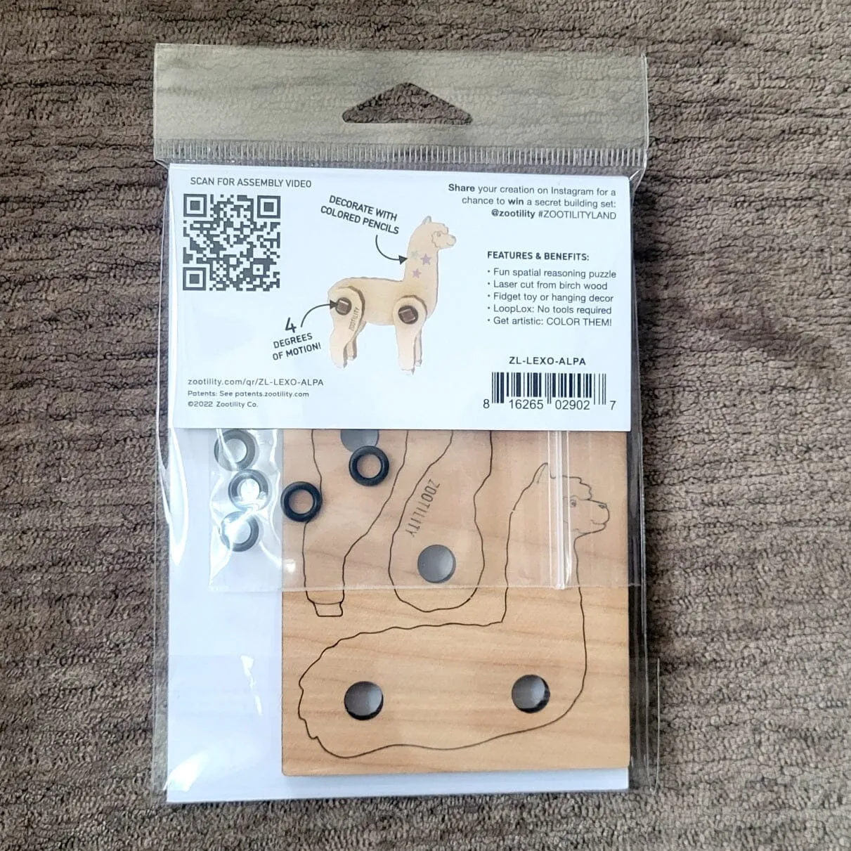 Alpaca 3D Puzzle Toy