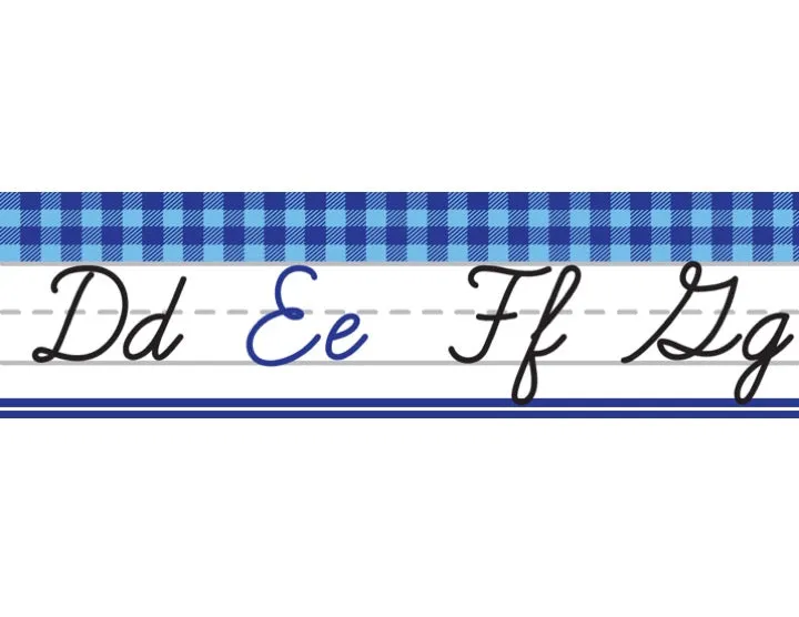 Alphabet Line Cursive | Southern Charm | UPRINT | Schoolgirl Style