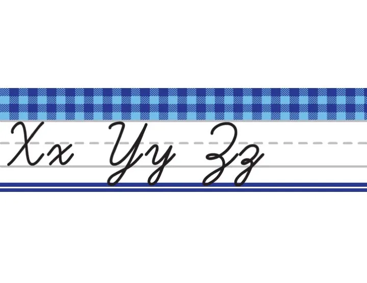 Alphabet Line Cursive | Southern Charm | UPRINT | Schoolgirl Style