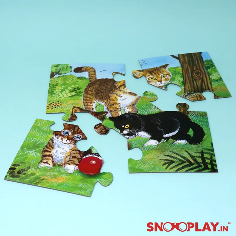 Animal Puzzle (Series 0) - Set of 4 Jigsaw Puzzles