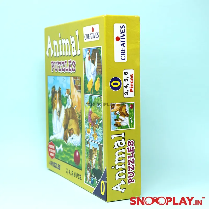 Animal Puzzle (Series 0) - Set of 4 Jigsaw Puzzles