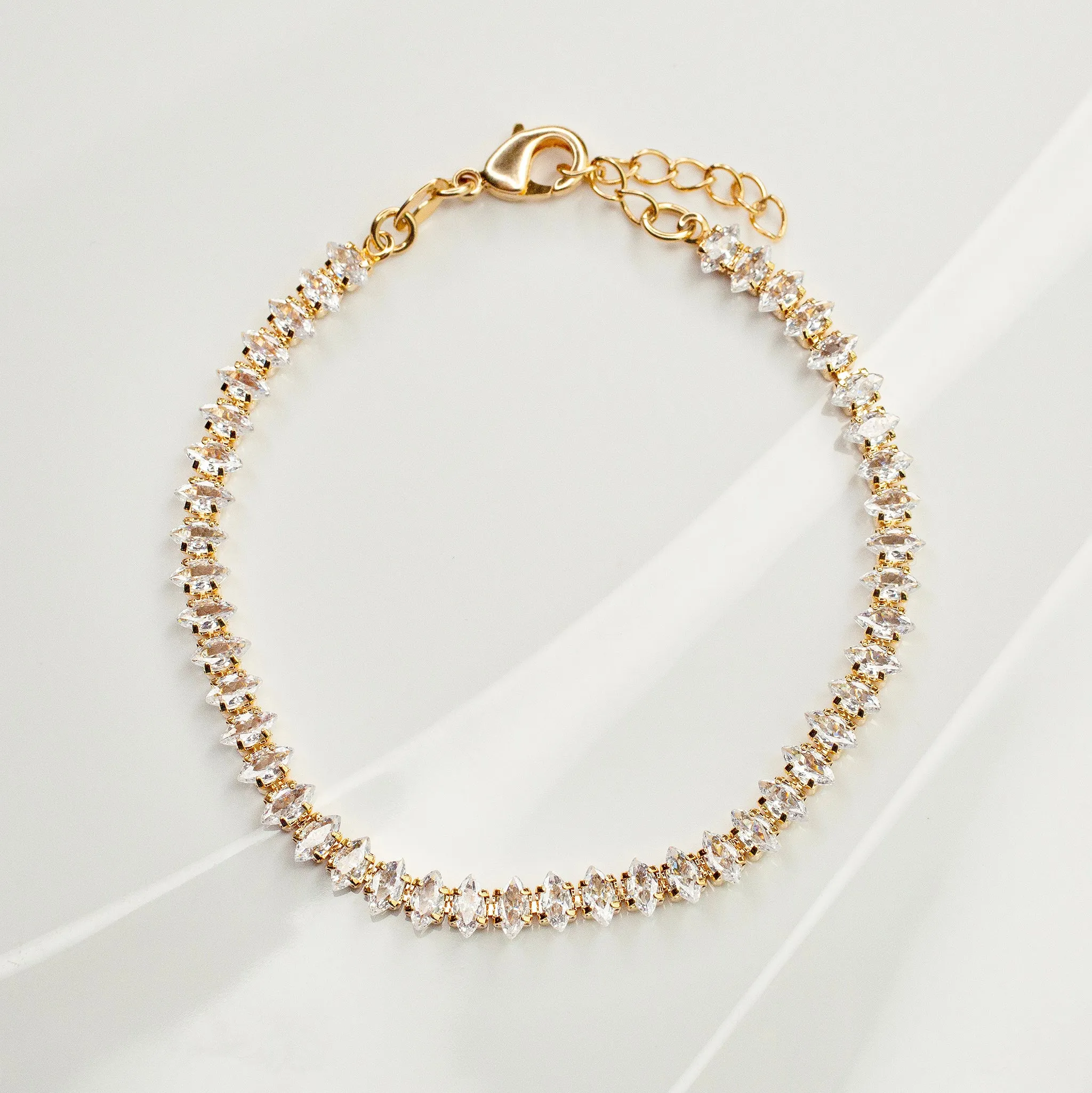 Bellini Marquise Crystal Tennis Bracelet