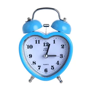 Blue Heart Shaped Alarm Clock