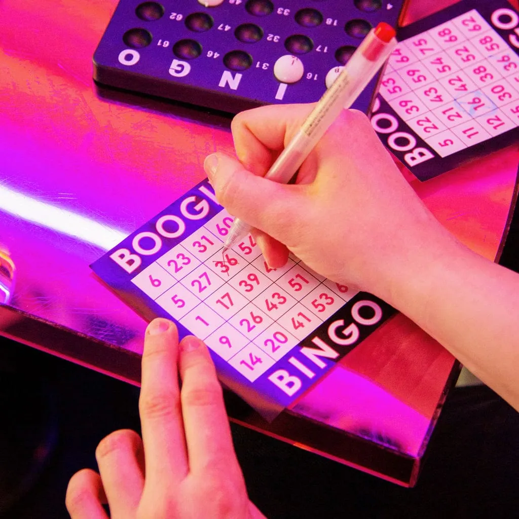 Boogie Bingo Game With Metal Bingo Cage