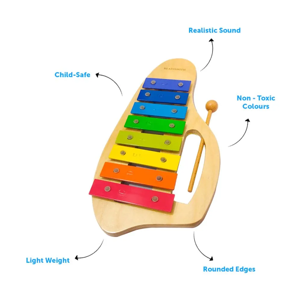 BRAINSMITH Swoora Wooden Xylophone 12 m