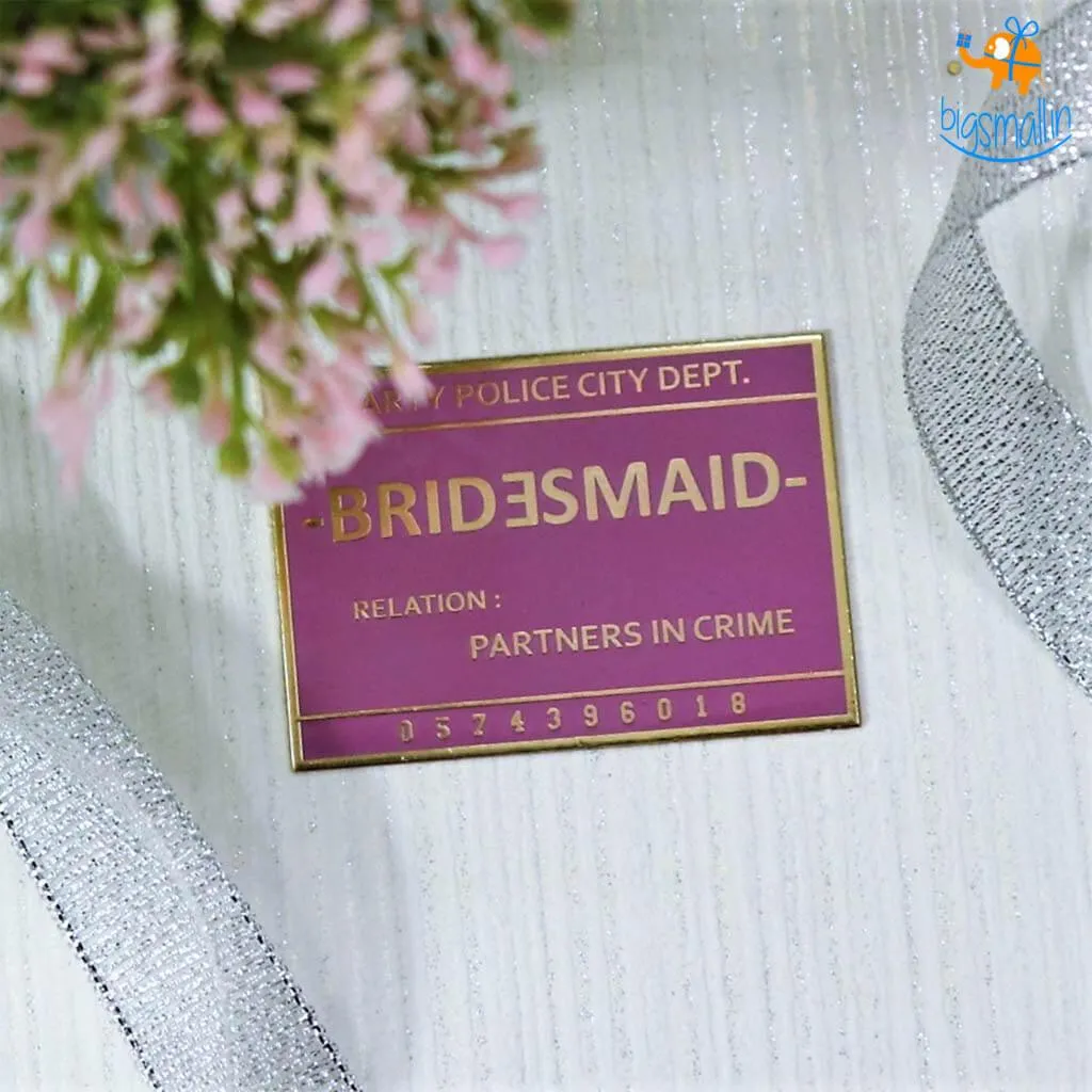 Bridesmaid Lapel Pin