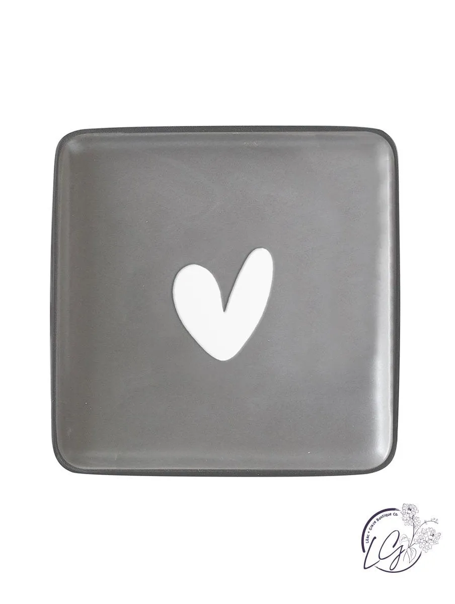 Ceramic Heart Plates