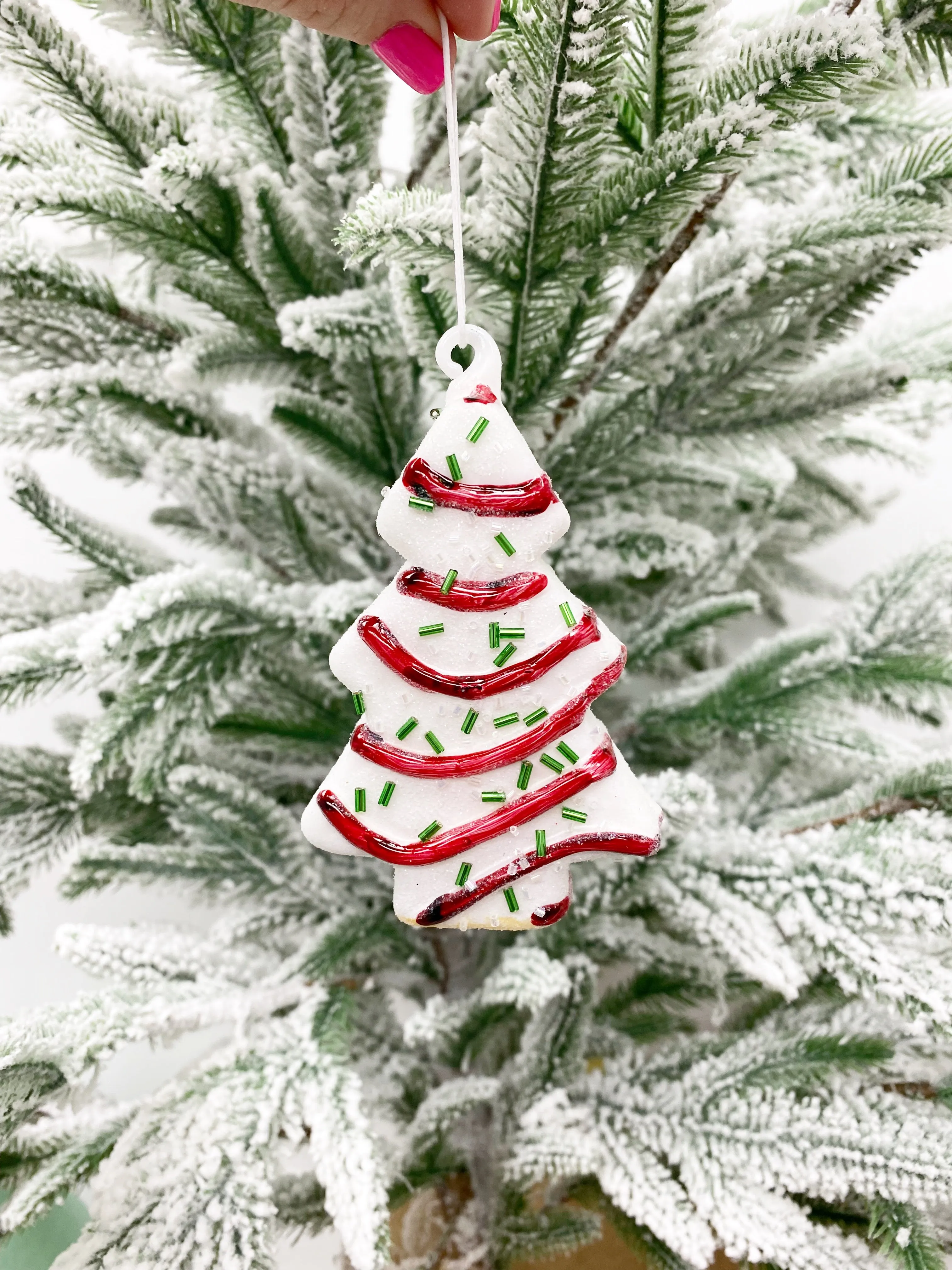 Christmas Tree Cake Ornament