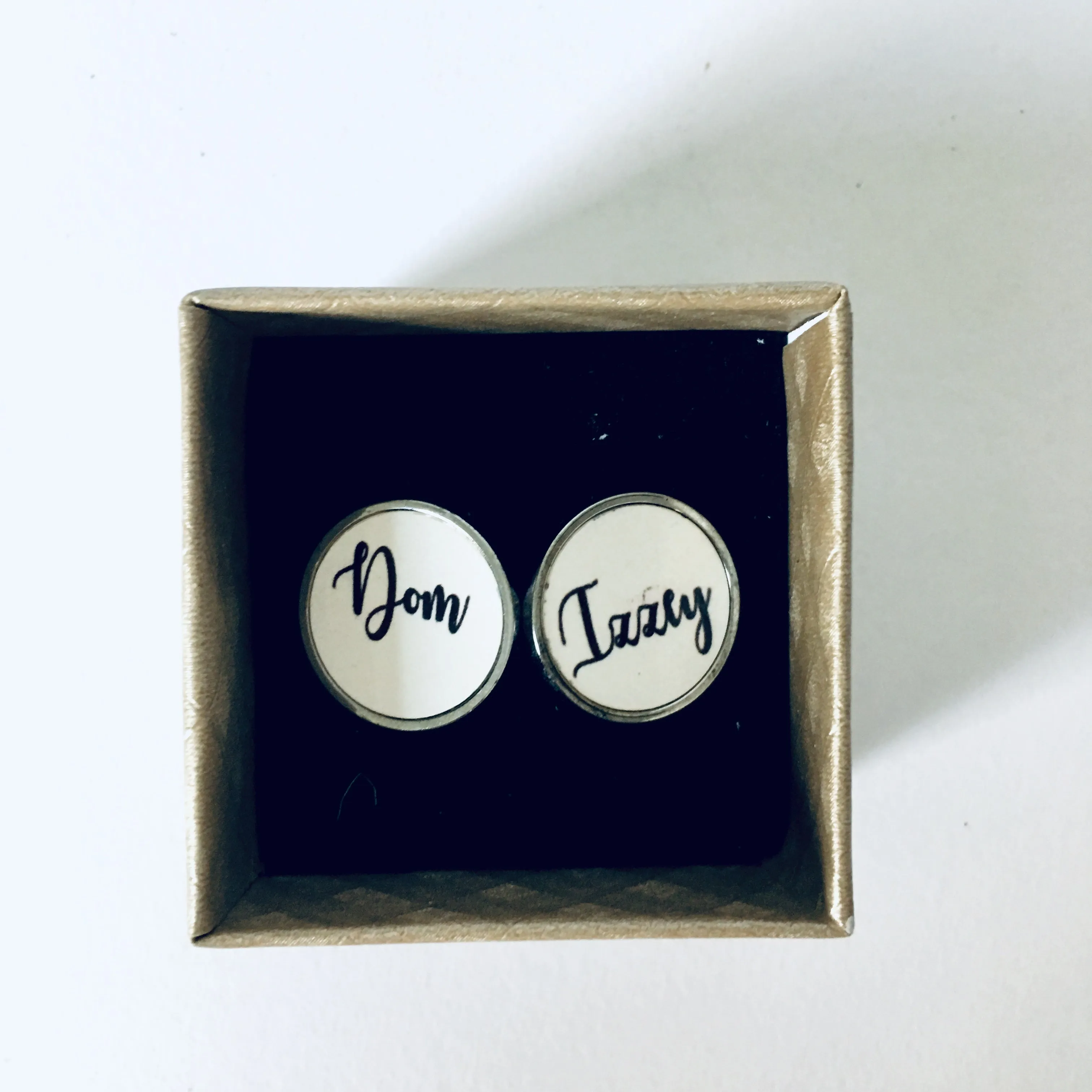 Cufflinks - Names - Personalised