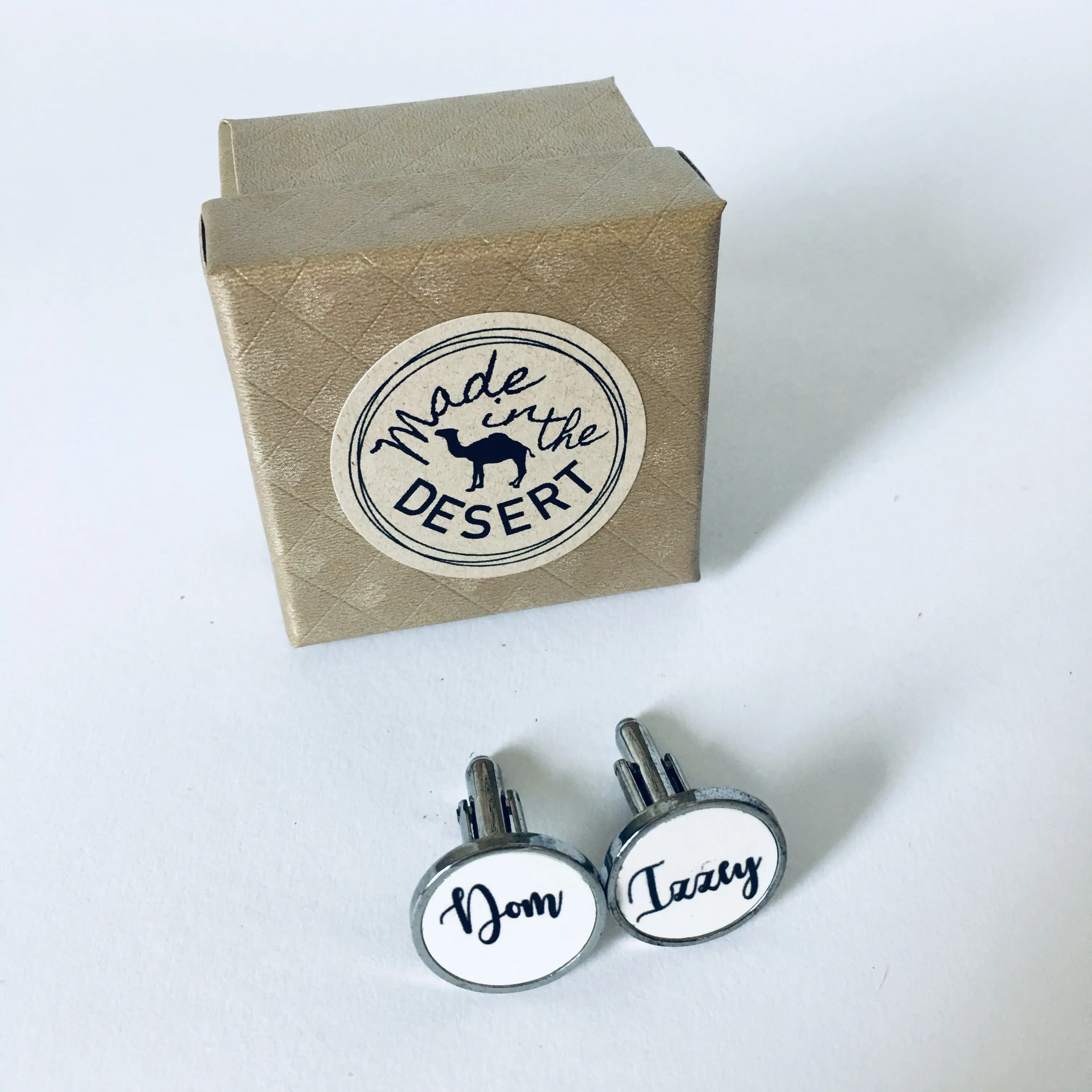 Cufflinks - Names - Personalised