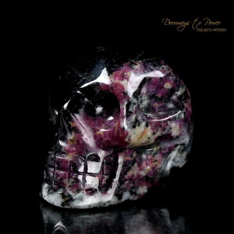 Eudialyte Aegirine Crystal Skull 'Higher Love'