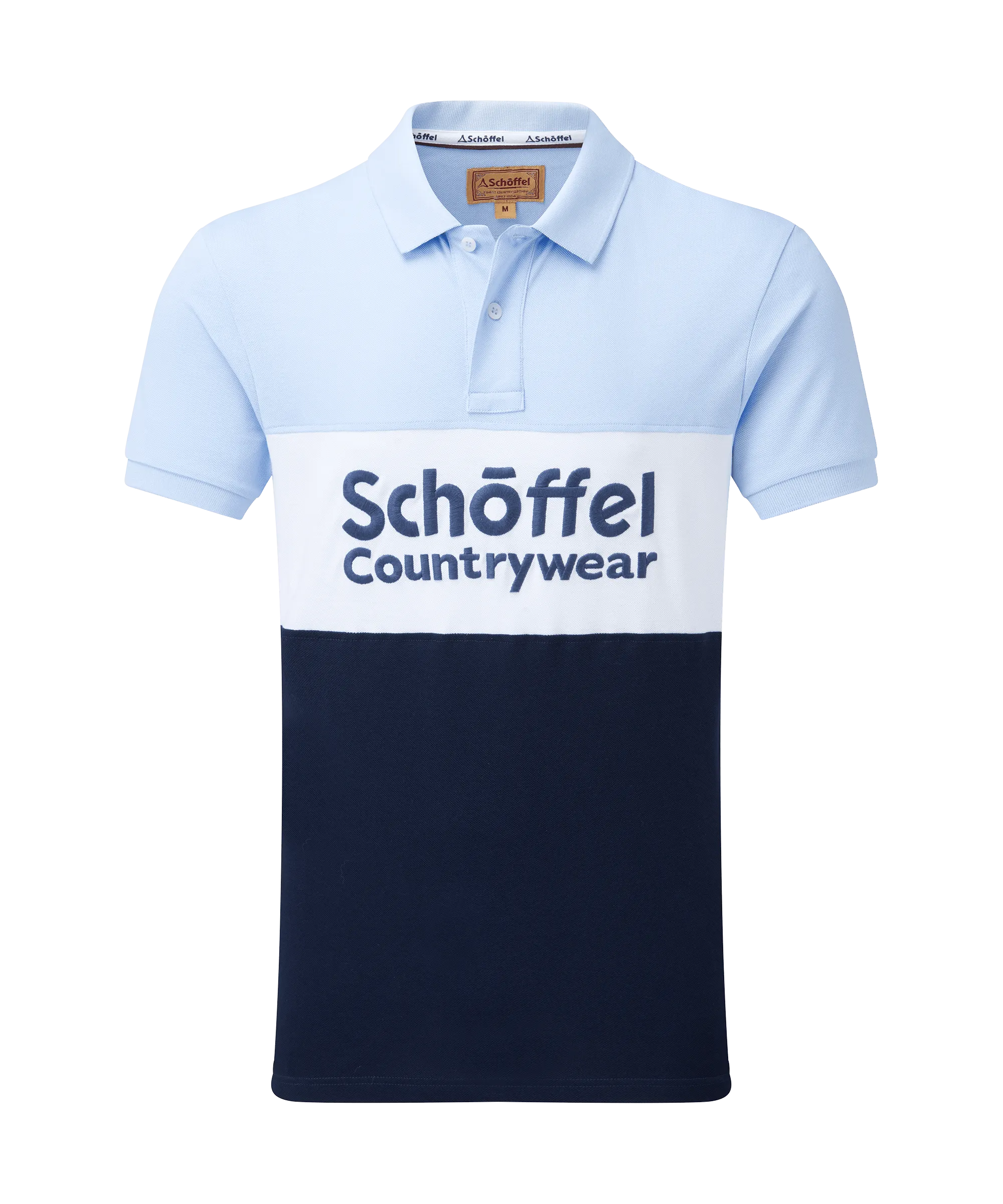 Exeter Heritage Polo Shirt - Pale Blue