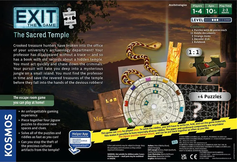 EXIT: Sacred Temple with Puzzle