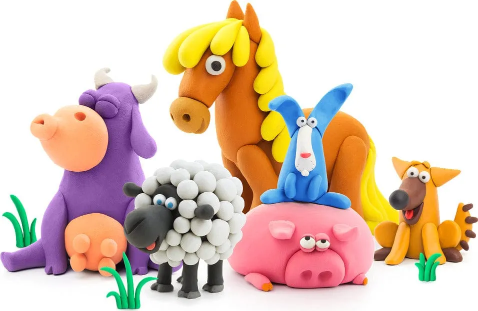 Fat Brain Hey Clay Animals - Art Kits for Kids