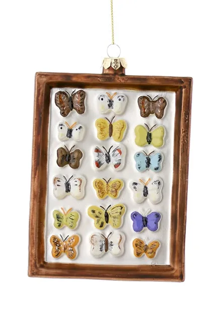  Framed Butterfly  Ornament