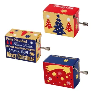 Fridolin Christmas Music Box - Golden Tunes, Assorted Styles