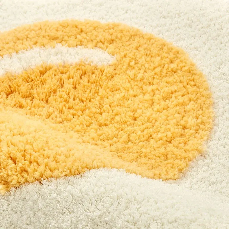 Fried Egg Rug