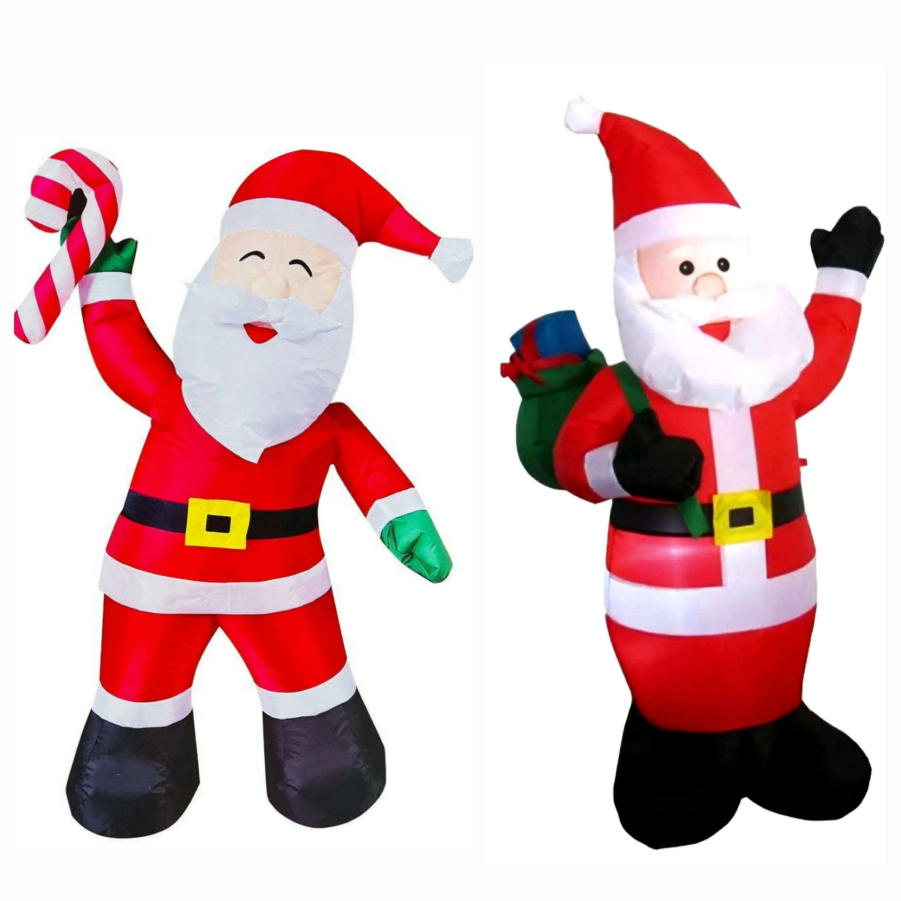 Fun Santas - 4FT Illuminated Inflatables