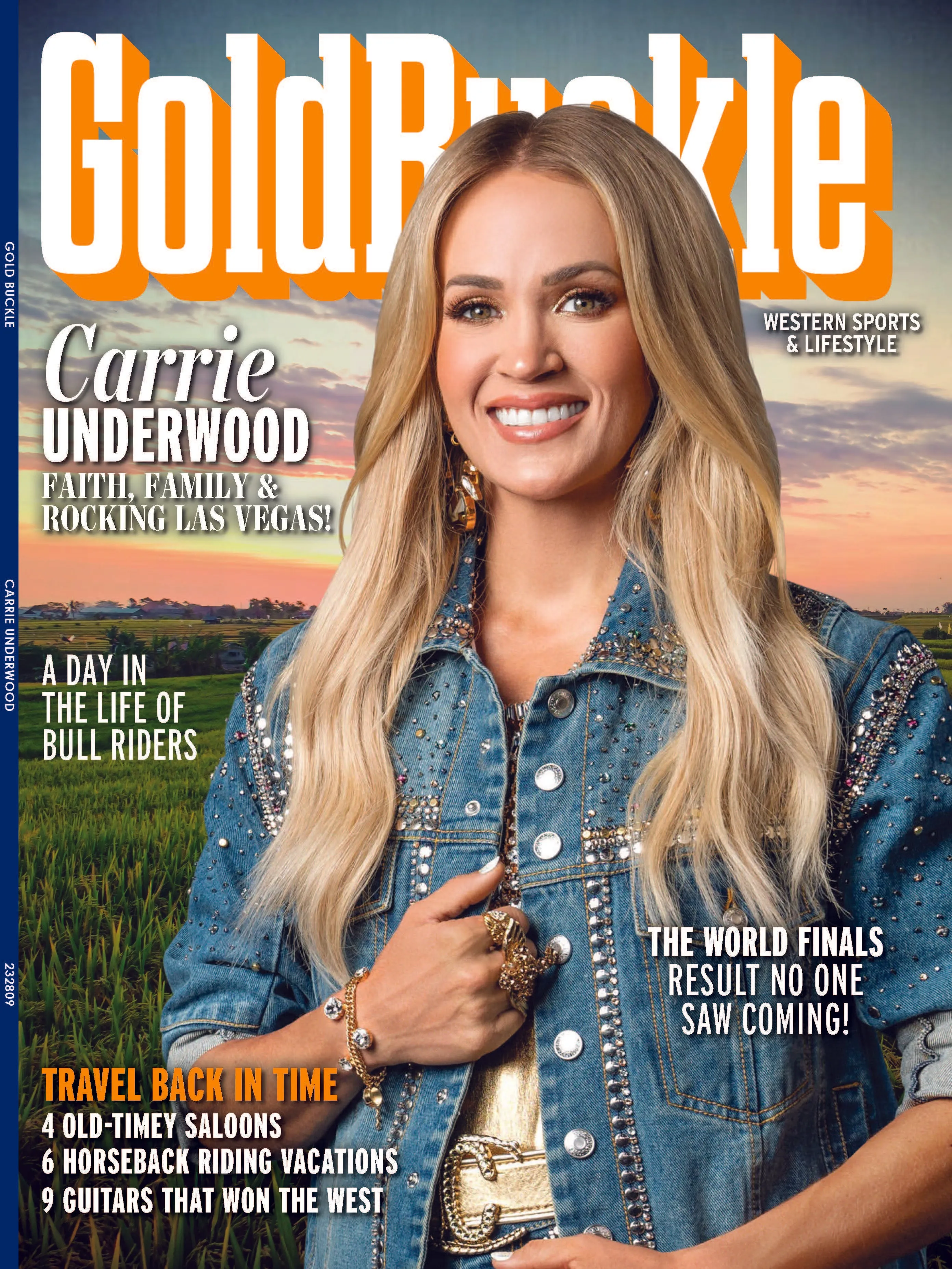 Gold Buckle - Issue 3 Features Carrie Underwood: Faith Family & Rocking Las Vegas   PBR World Finals Horseback Riding Vacations And More!