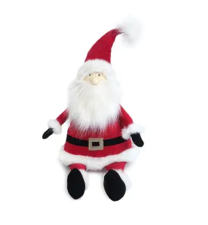 Holiday Plush | Santa Claus Seasonal Shelf Sitter- Red | Mon Ami