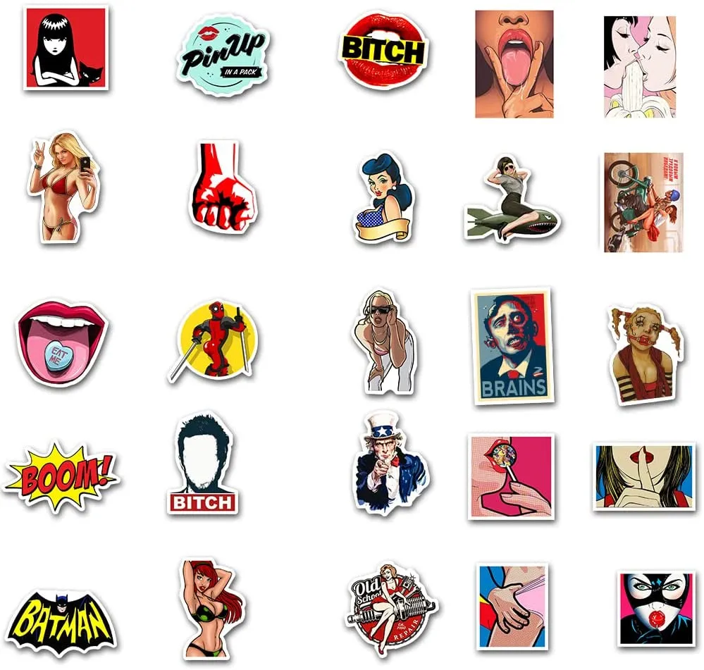 Hot Girl Attitude Sticker Pack