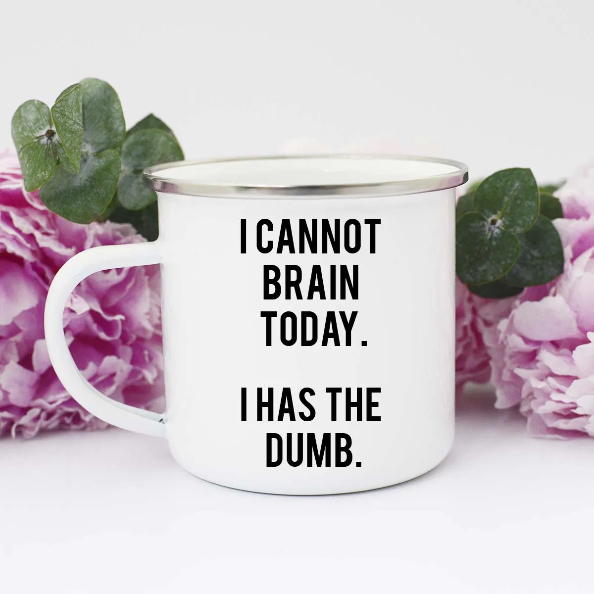 I cannot brain today Mug, I cannot Brain Today I Has the Dumb, Funny coffee mug