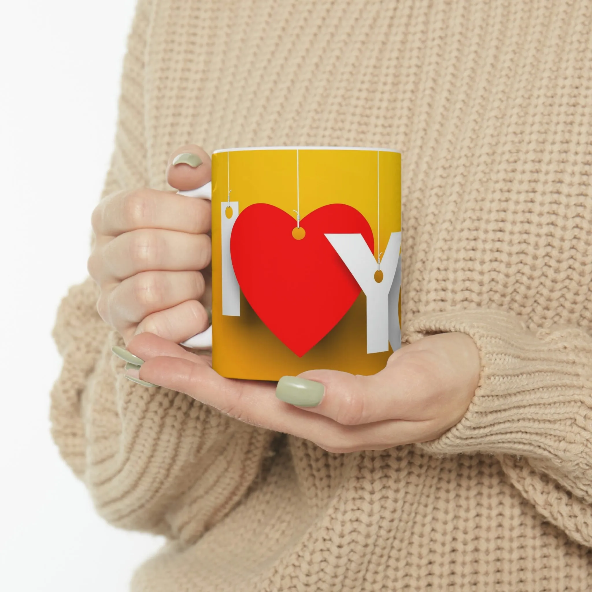 I Love You -Ceramic Mug 11oz