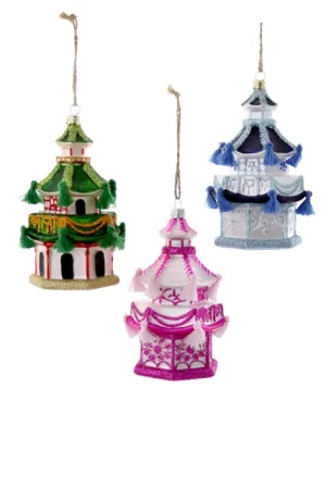  Imperial Garden Pagoda  Ornament (Multiple Colors)