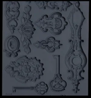 Lock & Key Decor Mould