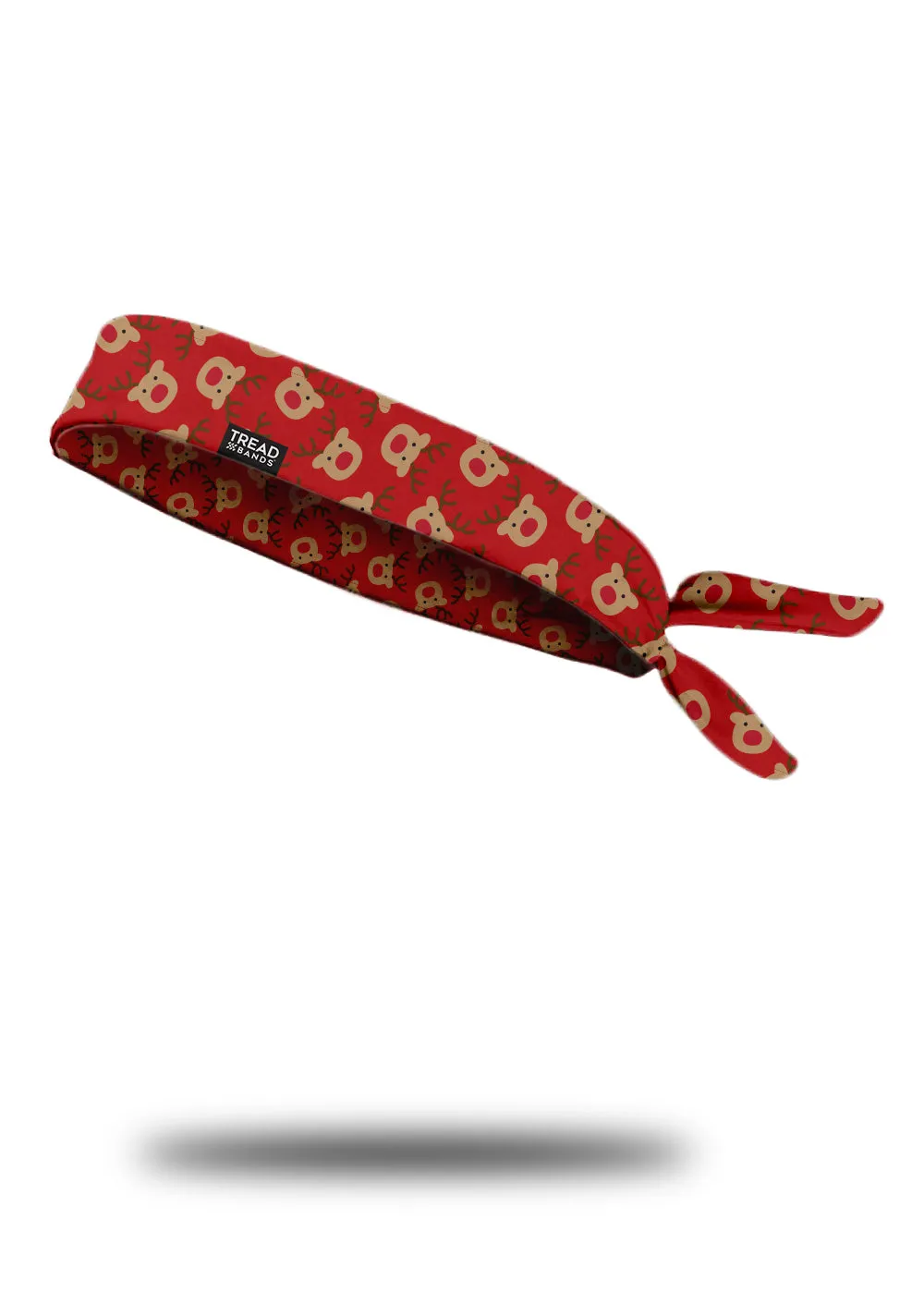 Low-Profile Tieback - Red Nosed Reindeer Set of 3