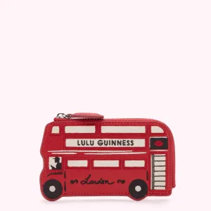 LULU RED LONDON BUS COIN PURSE