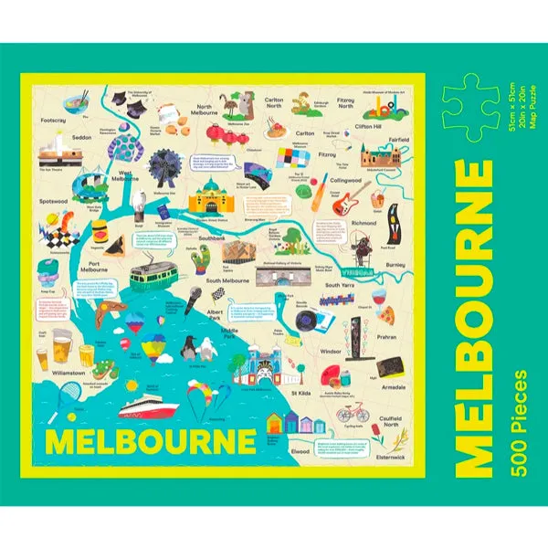 Melbourne Map Puzzle