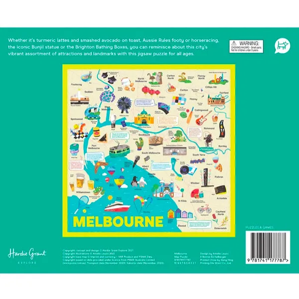 Melbourne Map Puzzle