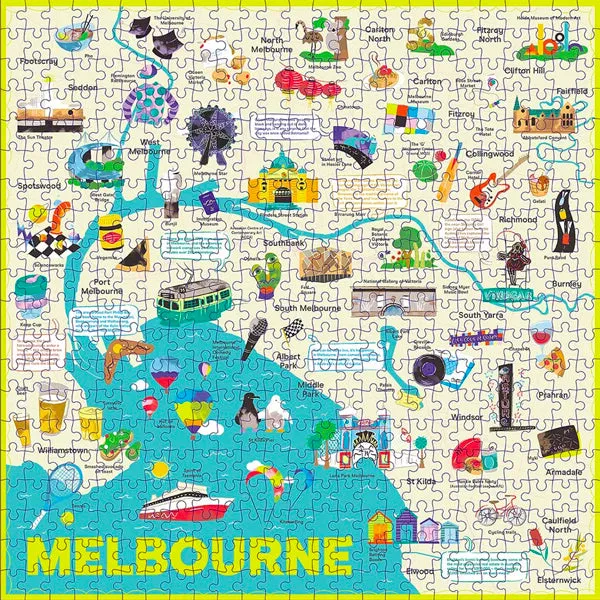 Melbourne Map Puzzle