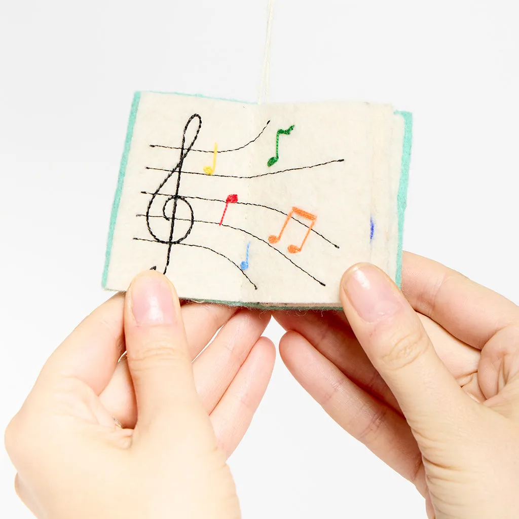 Music Book Ornament