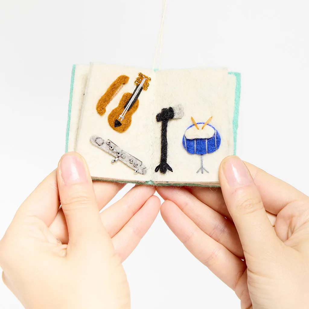 Music Book Ornament