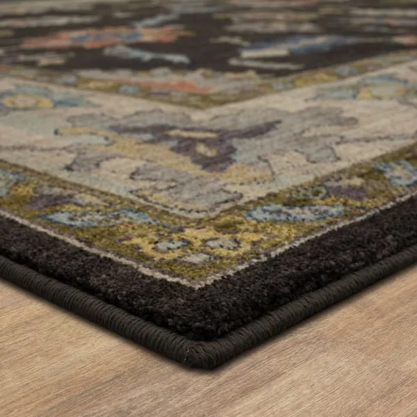 Pandora 92610 5691 Fury Charcoal Rug