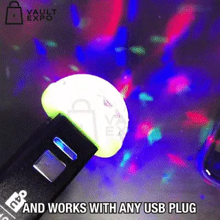 Portable Mini USB LED DJ Disco Ball Light 4W