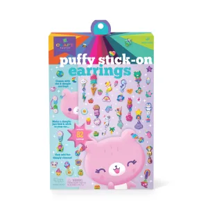 Puffy Stick-On Earrings