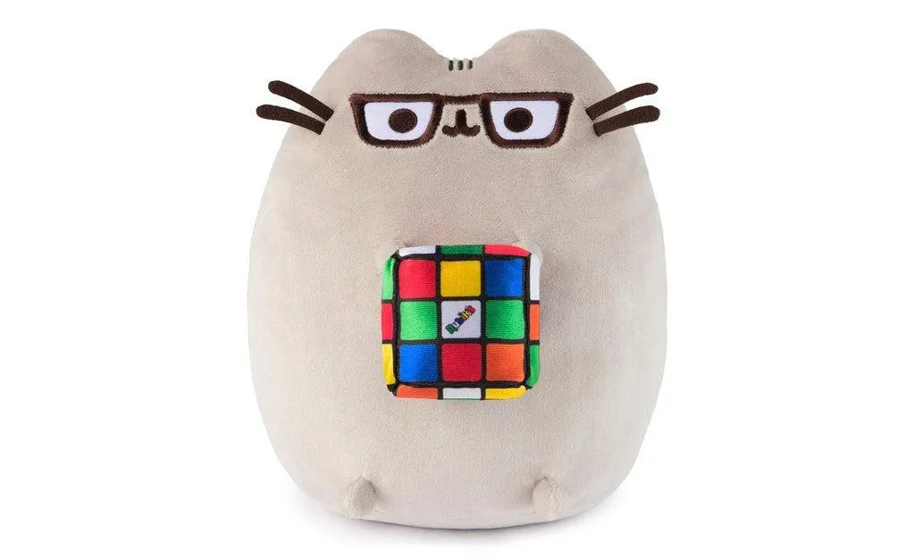 Pusheen with Rubik's Cube Plushie