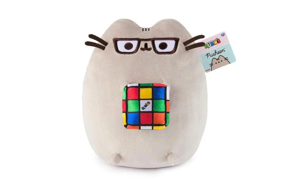 Pusheen with Rubik's Cube Plushie