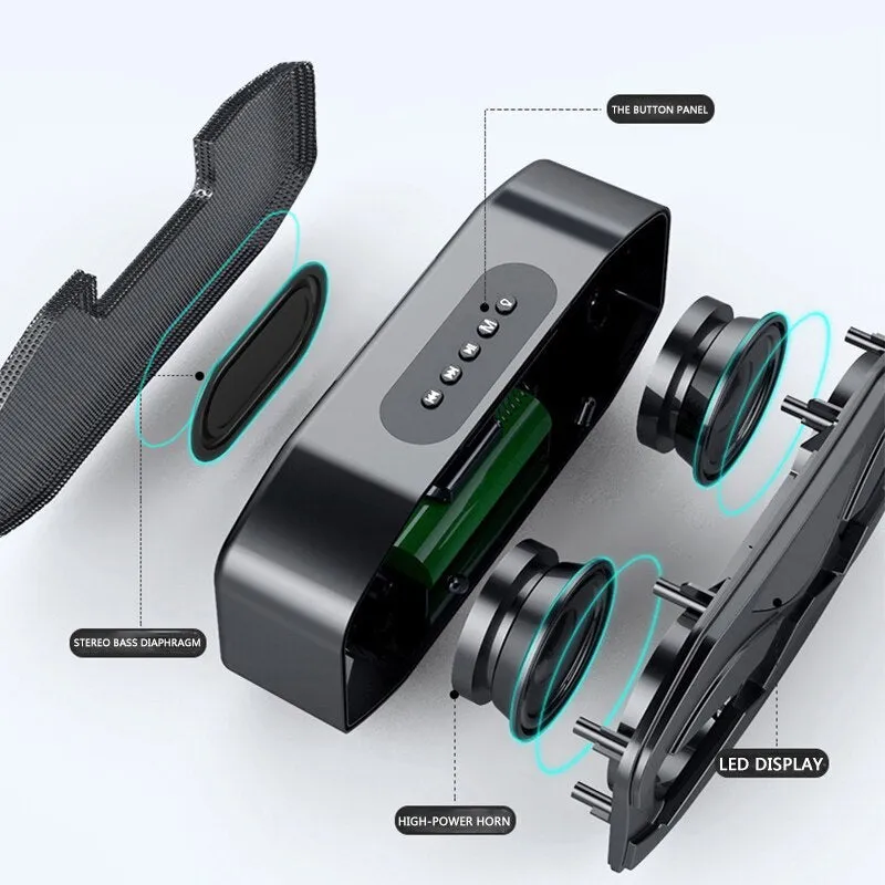 Radio FM Despertador Bluetooth